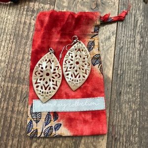 Noonday earrings with bag